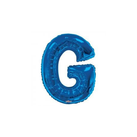 34""  Letter Balloon -  G - Blue