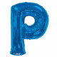 34&quot;&quot;  Letter Balloon -  P - Blue