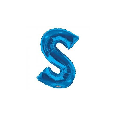 34""  Letter Balloon -  S - Blue