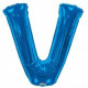 34&quot;&quot;  Letter Balloon -  V - Blue