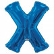 34&quot;&quot;  Letter Balloon -  X - Blue