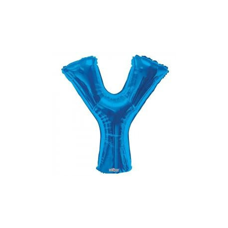 34""  Letter Balloon -  Y - Blue