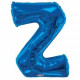 34&quot;&quot;  Letter Balloon -  Z - Blue