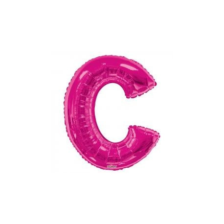 34""  Letter Balloon -  C - Pink