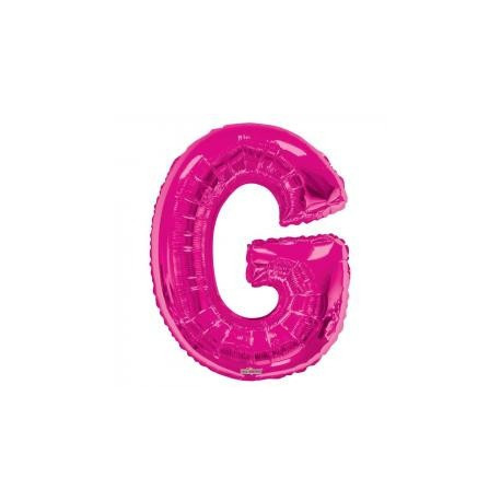 34""  Letter Balloon -  G - Pink