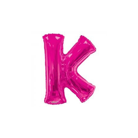 34""  Letter Balloon -  K - Pink