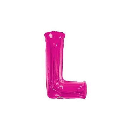 34""  Letter Balloon - L - Pink