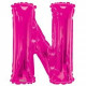 34&quot;&quot;  Letter Balloon - N - Pink