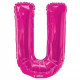 34&quot;&quot;  Letter Balloon - U - Pink