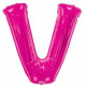 34&quot;&quot;  Letter Balloon - V - Pink