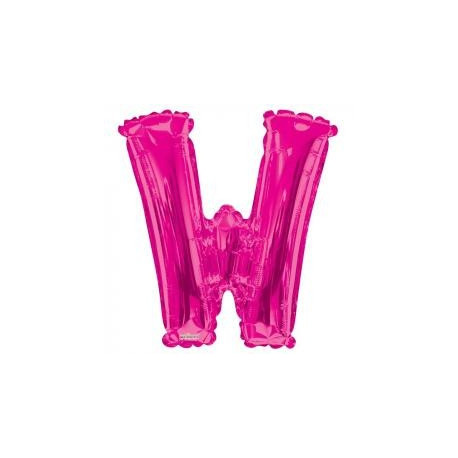 34""  Letter Balloon - W - Pink