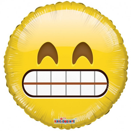 Emoji Smiley Teeth Balloon