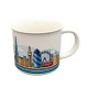 Porcelain Fine Rimmed Mug - London Icons