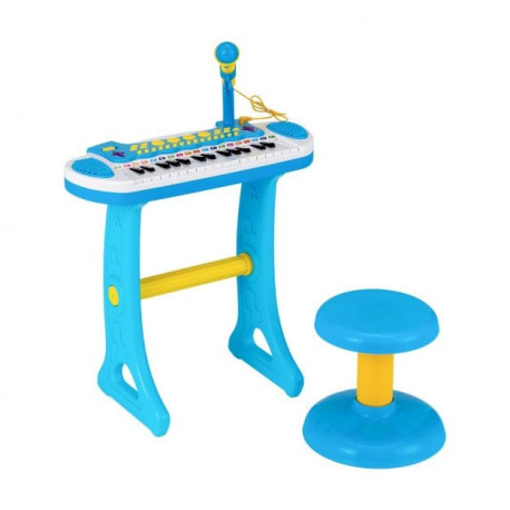 31-Key Kids Electronic Keyboard with Stool and Flashing Lights