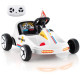 12V Kids Electric Go Kart with Remote and 3 Speeds and Lights