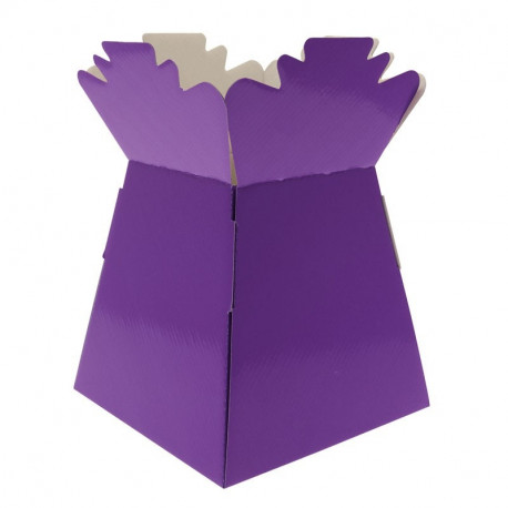 Pearlised Purple Living Vase