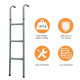 12/14ft Trampoline Ladder Galvanized w/ Non-slip Mat