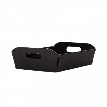 34.5cm Black Small Hamper Box