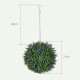 Set of 2 Artificial Plant Topiary Balls, UV-protected Fake Decorative Plants, Faux Plants for Home Indoor Outdoor Decor, 27cm, P