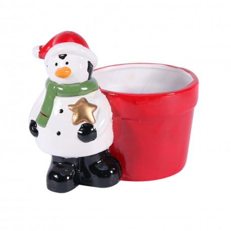 Novelty Ceramic Pot with Penguin