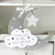 &#039;I love you to..&#039; Moon &amp; Star Hanging Plaque