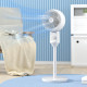 9&#039;&#039; Air Circulator Fan 3 Speed, 70° Oscillation 90° Vertical Tilt, Carry Handle, Pedestal Fan, Pedestal Fan for Living Room, Bed