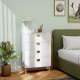 Elegant Chest of Four Drawers - White