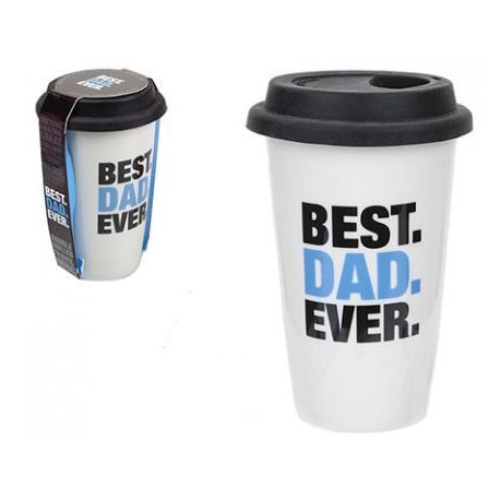 Best Dad Ever Cup With Lid 320ml