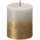 Sandy Grey Gold Bolsius Rustic Metallic Candle (80 x 68mm)