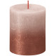 Bolsius Rustic Faded Misty Pink Amber Metallic Candle (80 x 68mm)