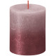 Rose Red Bolsius Rustic Metallic Candle (80 x 68mm)