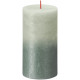 Bolsius Rustic Faded Foggy Green Oxid Blue Metallic Candle  (130mm x 68mm)