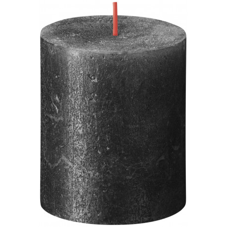 Anthracite Bolsius Rustic Shimmer Metallic Candle (80 x 68mm)