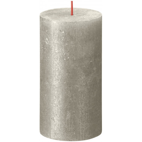 Champagne Bolsius Rustic Shimmer Metallic Candle (130 x 68mm)