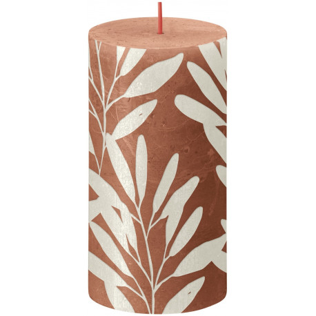 Rusty Pink Sage Bolsius Rustic Silhouette Candle (130 x 68mm)