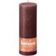 Bolsius Rustic Velvet Red Shine Pillar Candle (190mm x 68mm)