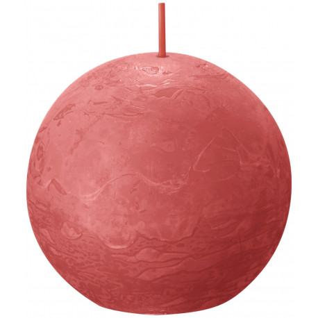 Bolsius Rustic Blossom Pink Ball Candle (76mm)