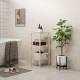 Three-Tier Bamboo Bathroom Shelf - Natural Finish