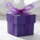 Purple Square Favour Box &amp; Lid