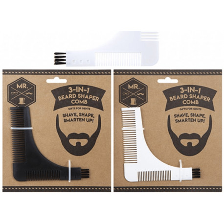 3-in-1 Beard Shape Comb and Brush