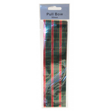 Tartan Pull Bow 50mm