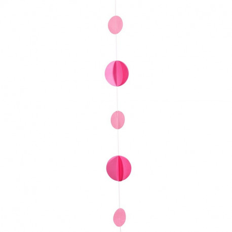 Pink Circle Balloon Tail