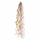 Metallic Gold &amp; White Balloon Tassels (For 18 Inch Balloons)