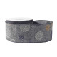 Grey with Dots Ribbon (63mm x 10yds)