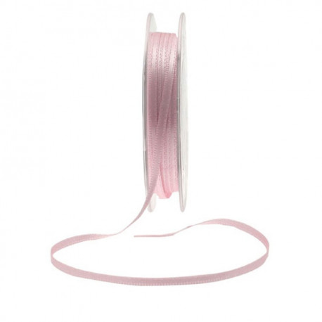 3mm Baby Pink Satin Ribbon