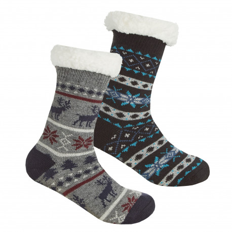 Boys Fairisle Lounge Sock