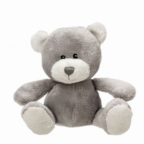 15cm Silver Baby Bear Soft Toy
