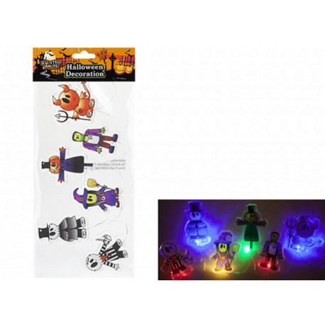 Halloween Light Up Gel Window Stickers