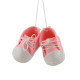 Baby Pink Bootees Tree Ornament  by Juliana