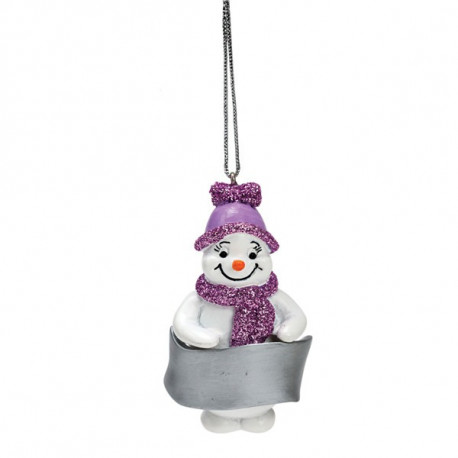 Snowgirl Blank Decoration ideal for personalisation